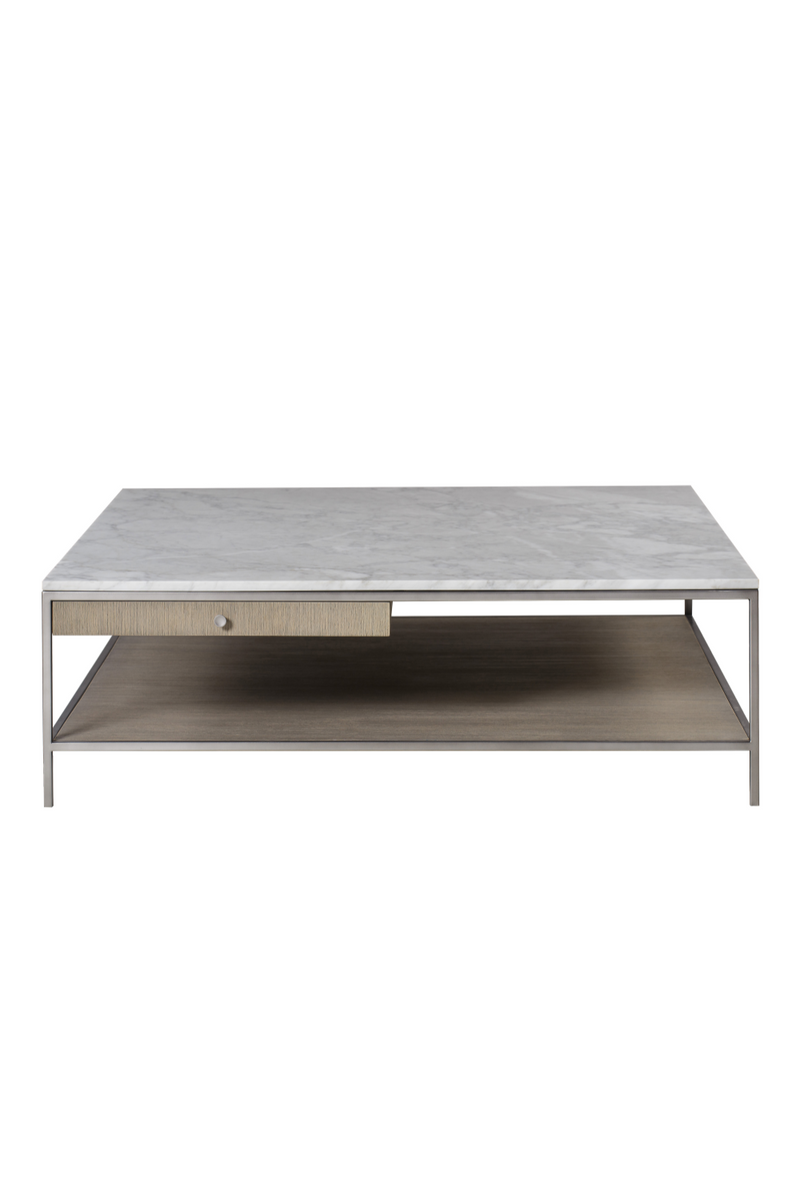 Gray Oak Marble Coffee Table L | Andrew Martin Paxton | Woodfurniture.com