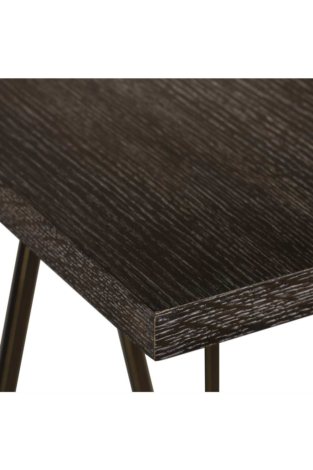 Dark Oak Pull Up Table | Andrew Martin Emerson | Woodfurniture.com