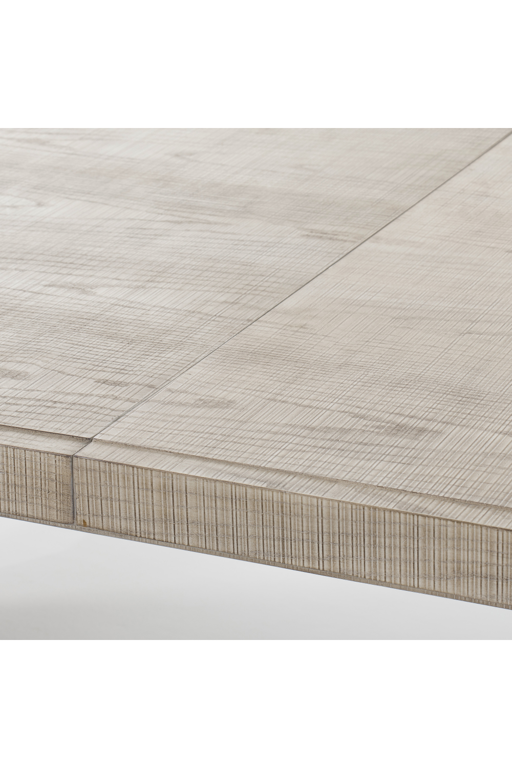 Textured Parchment Extending Dining Table L | Andrew Martin Raffles | Woodfurniture.com