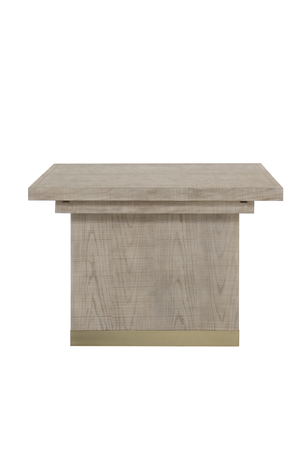 Textured Parchment Extending Dining Table L | Andrew Martin Raffles | Woodfurniture.com