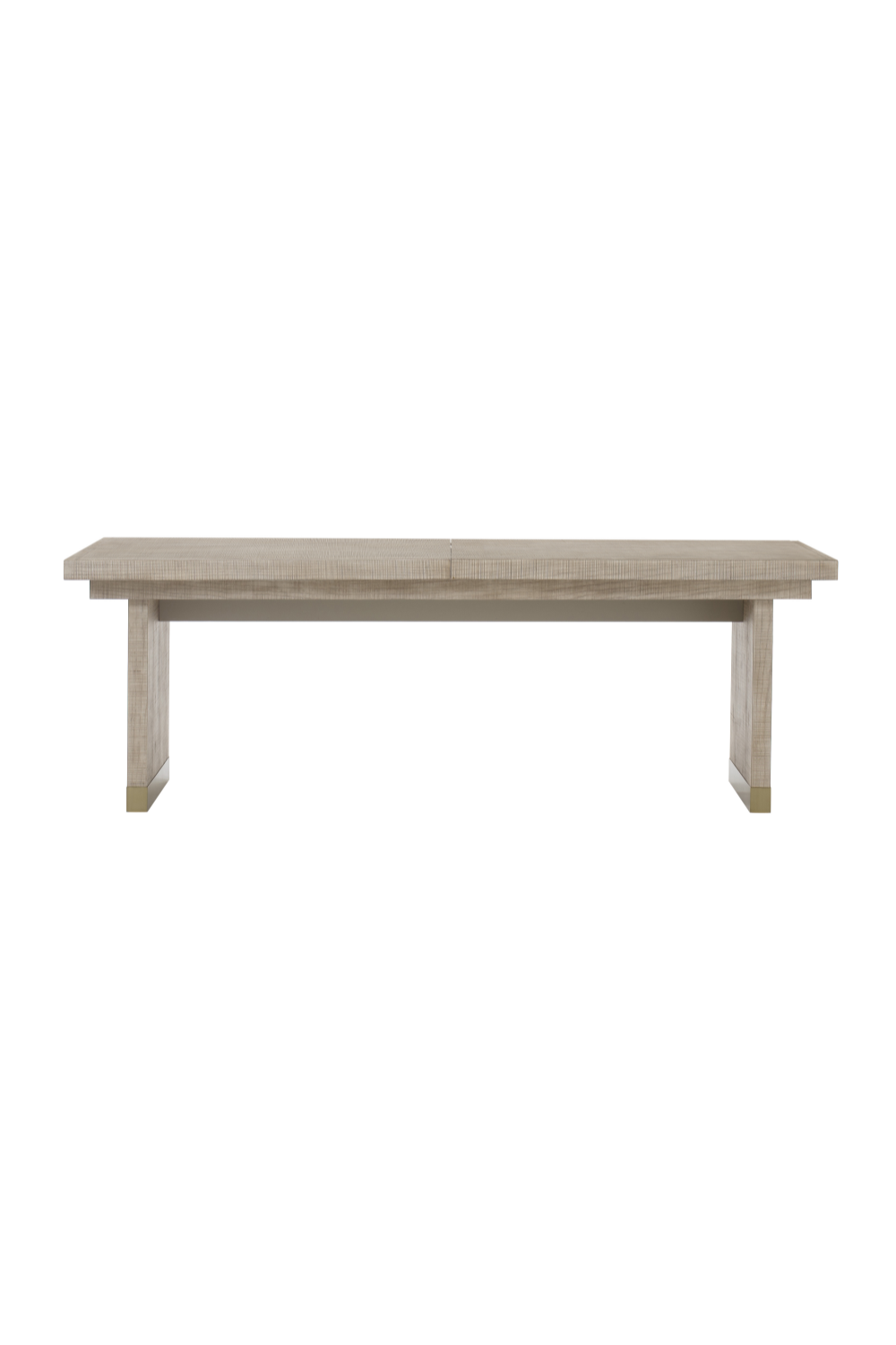 Textured Parchment Extending Dining Table L | Andrew Martin Raffles | Woodfurniture.com