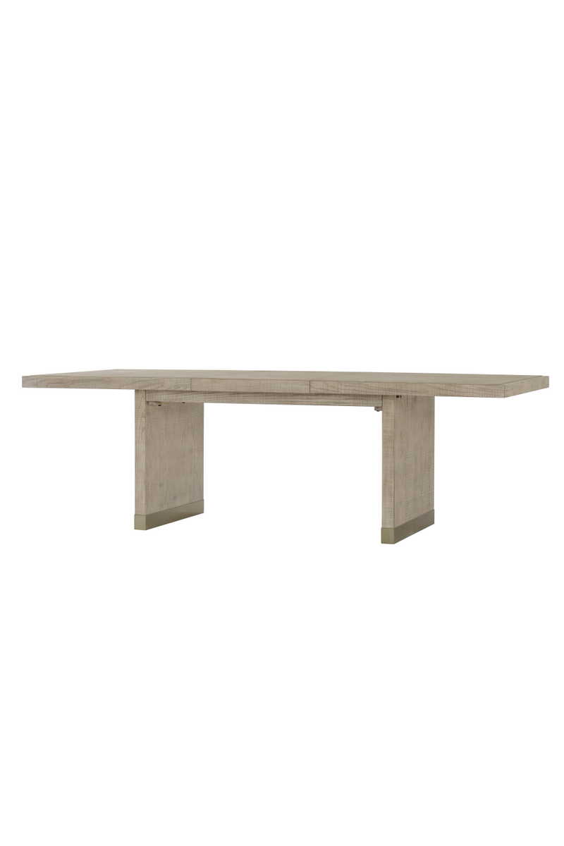 Natural Wooden Extending Dining Table | Andrew Martin Raffles | Woodfurniture.com
