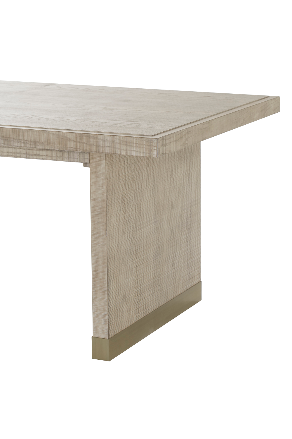 Natural Wooden Extending Dining Table | Andrew Martin Raffles | Woodfurniture.com