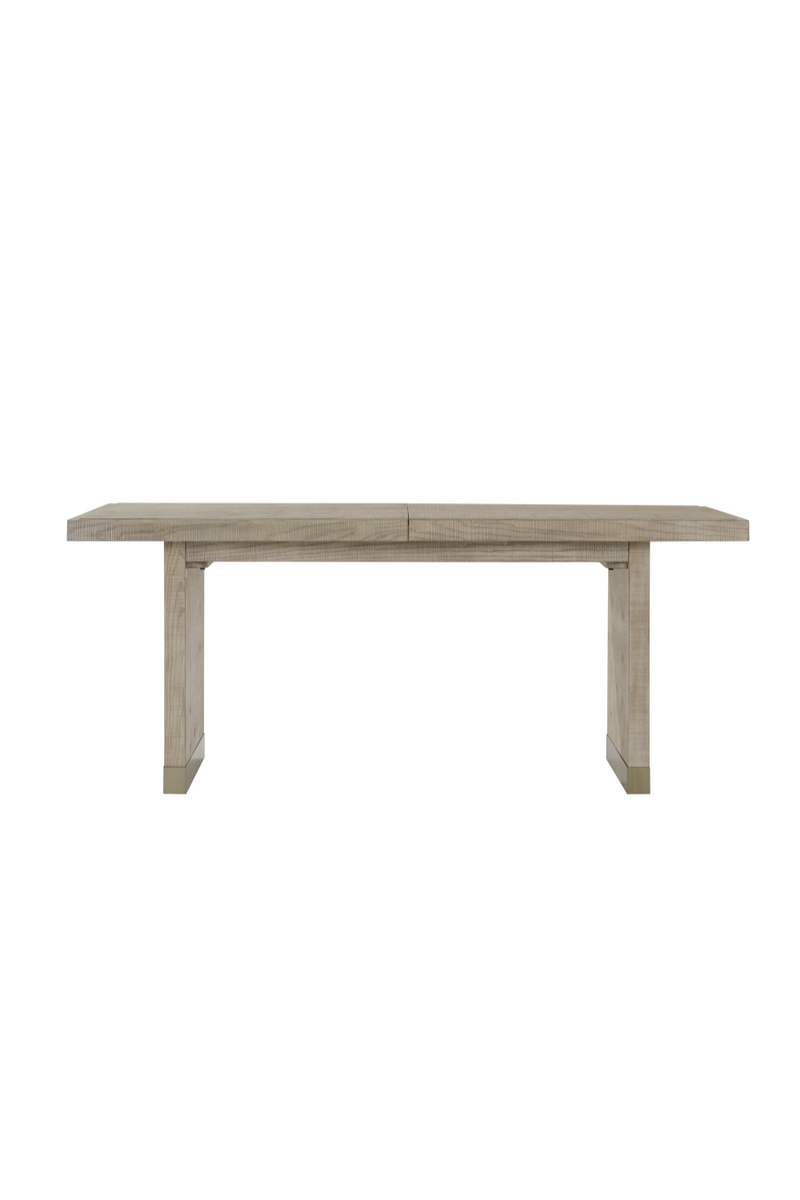 Natural Wooden Extending Dining Table | Andrew Martin Raffles | Woodfurniture.com