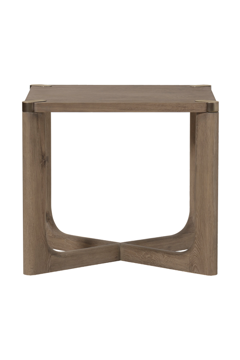Natural Oak Side Table L | Andrew Martin Charlie | Woodfurniture.com