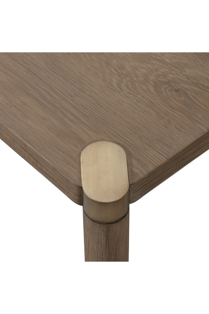 Natural Oak Side Table L | Andrew Martin Charlie | Woodfurniture.com
