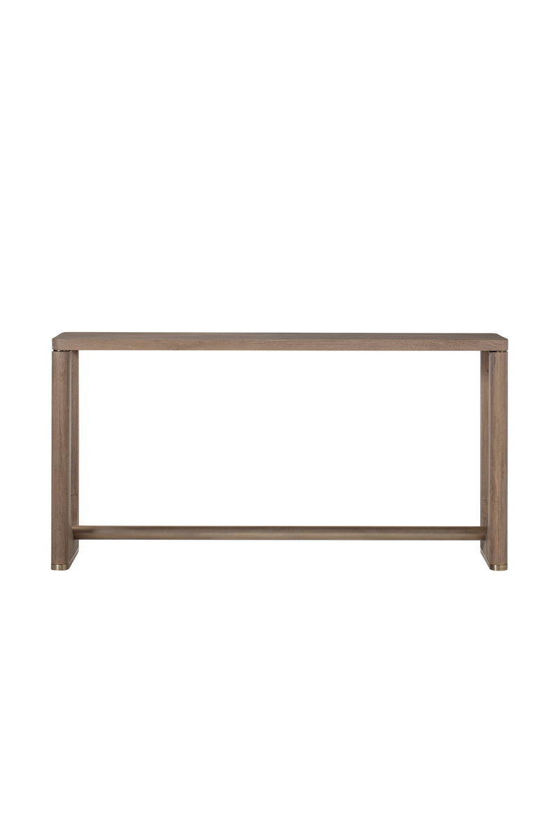 Natural Light Oak Console Table | Andrew Martin Charlie | Woodfurniture.com