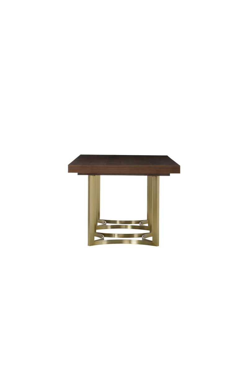 Brass Legs Wooden Extending Dining Table | Andrew Martin Chester  | Woodfurniture.com