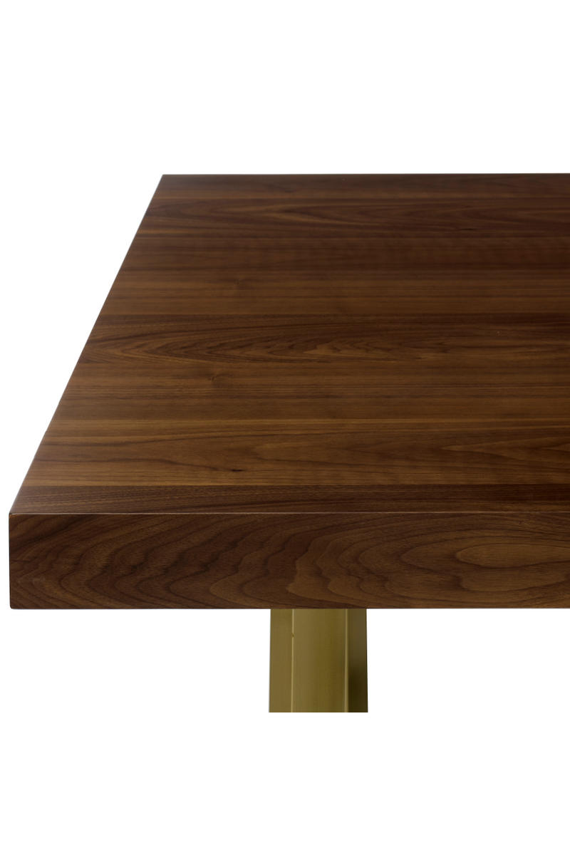 Brass Legs Wooden Extending Dining Table | Andrew Martin Chester  | Woodfurniture.com