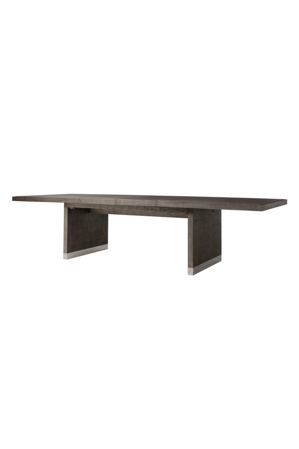 Gray Ash Extending Dining Table L | Andrew Martin Raffles | Woodfurniture.com