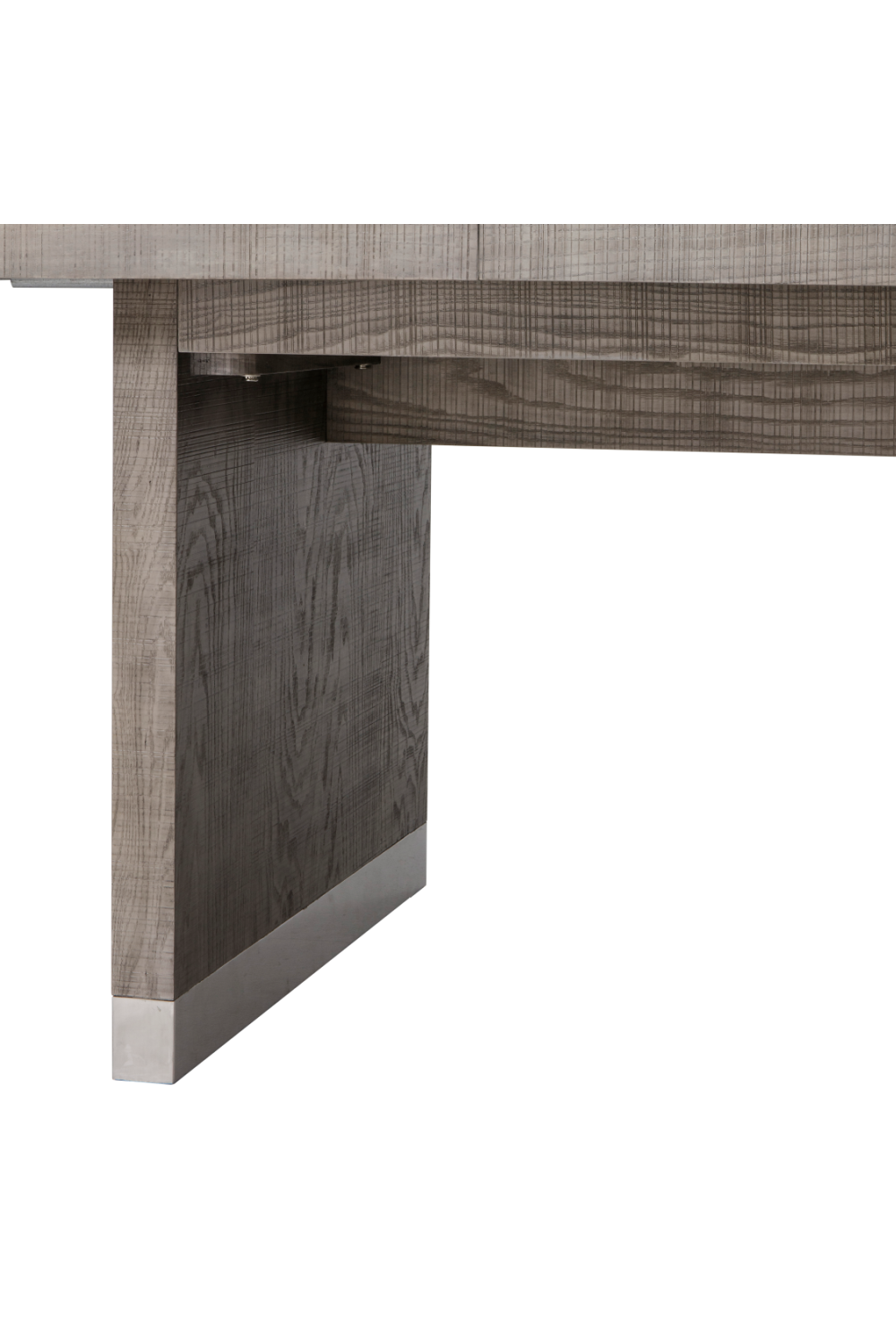 Gray Ash Extending Dining Table L | Andrew Martin Raffles | Woodfurniture.com