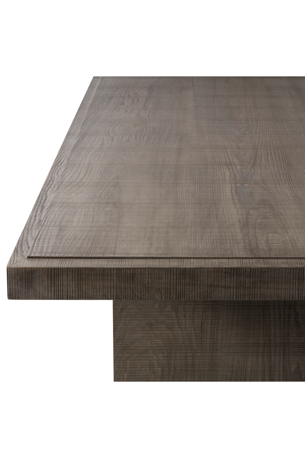 Gray Ash Extending Dining Table L | Andrew Martin Raffles | Woodfurniture.com