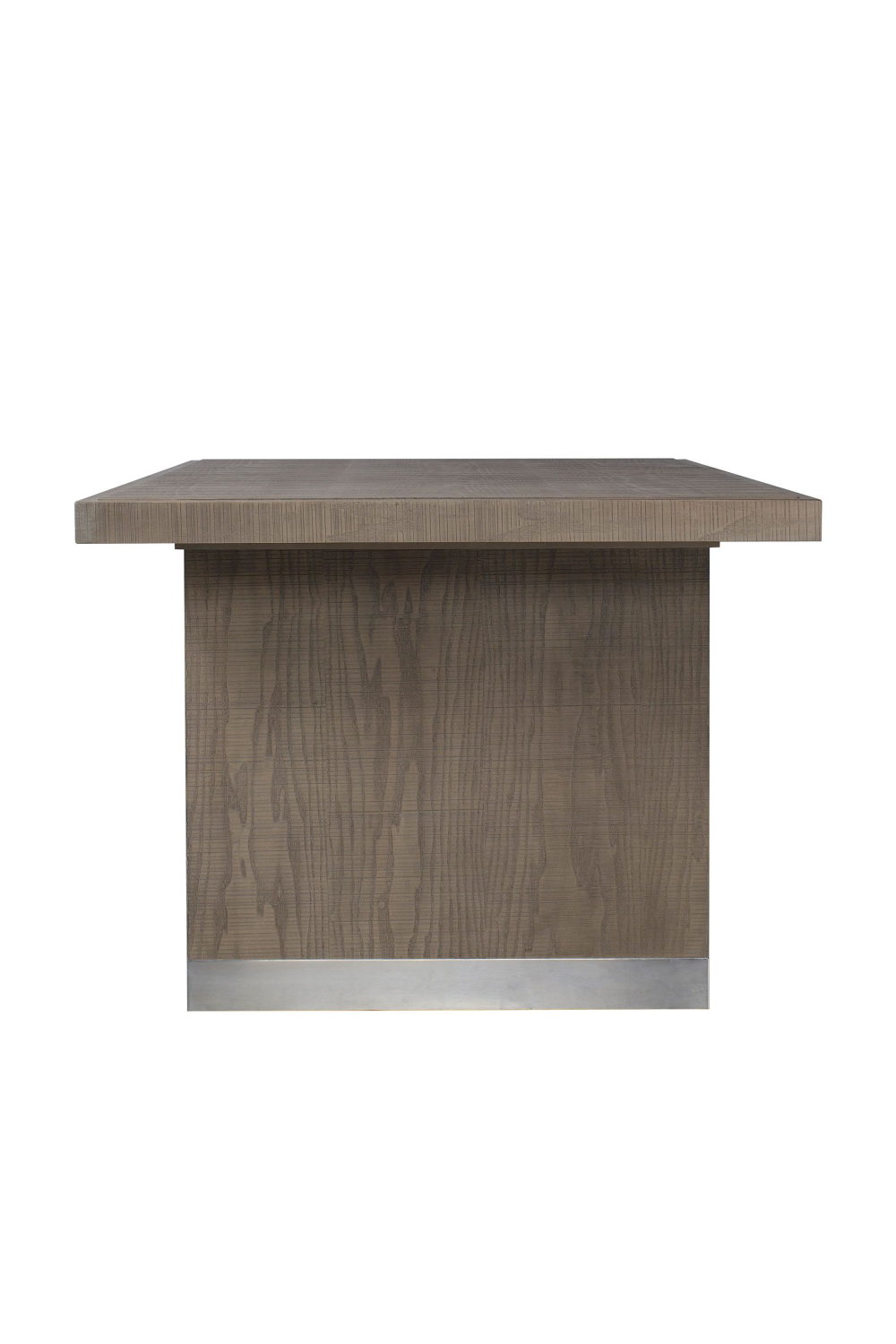 Gray Wooden Extending Dining Table | Andrew Martin Raffles | Woodfurniture.com