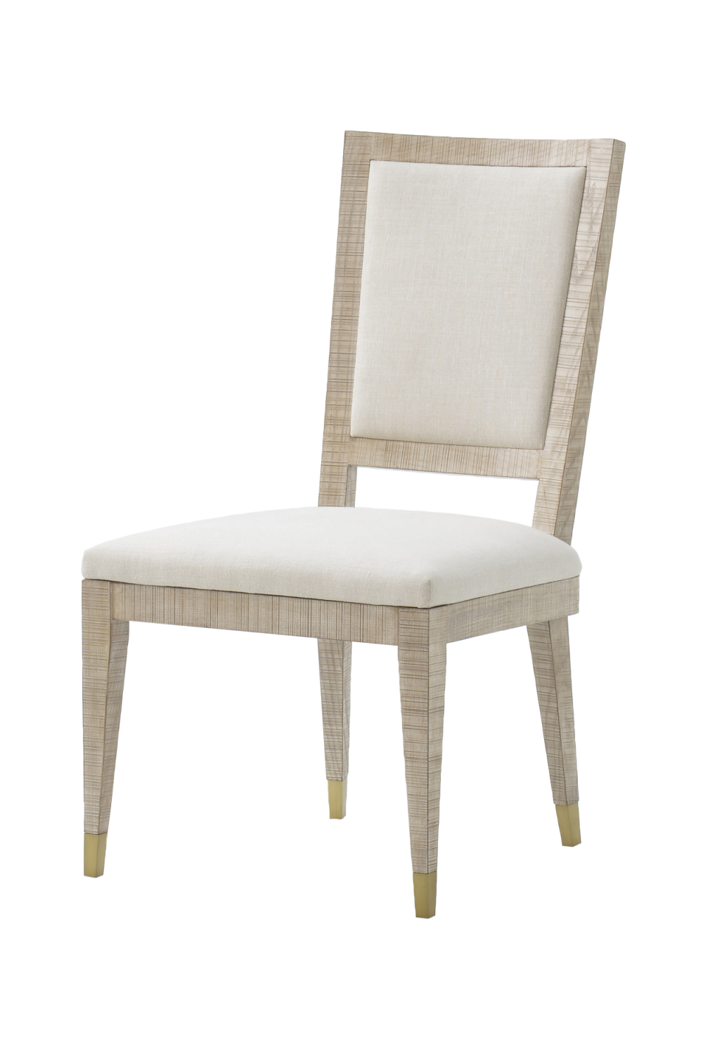 Ivory Upholstered Dining Chair | Andrew Martin Raffles | Woodfurniture.com