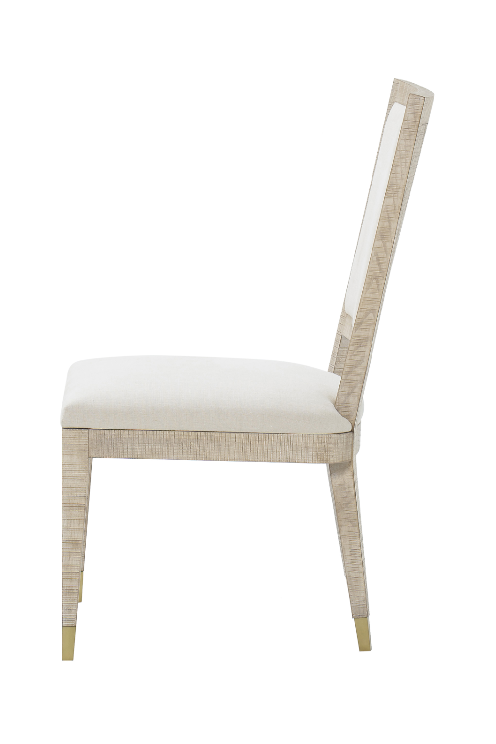 Ivory Upholstered Dining Chair | Andrew Martin Raffles | Woodfurniture.com