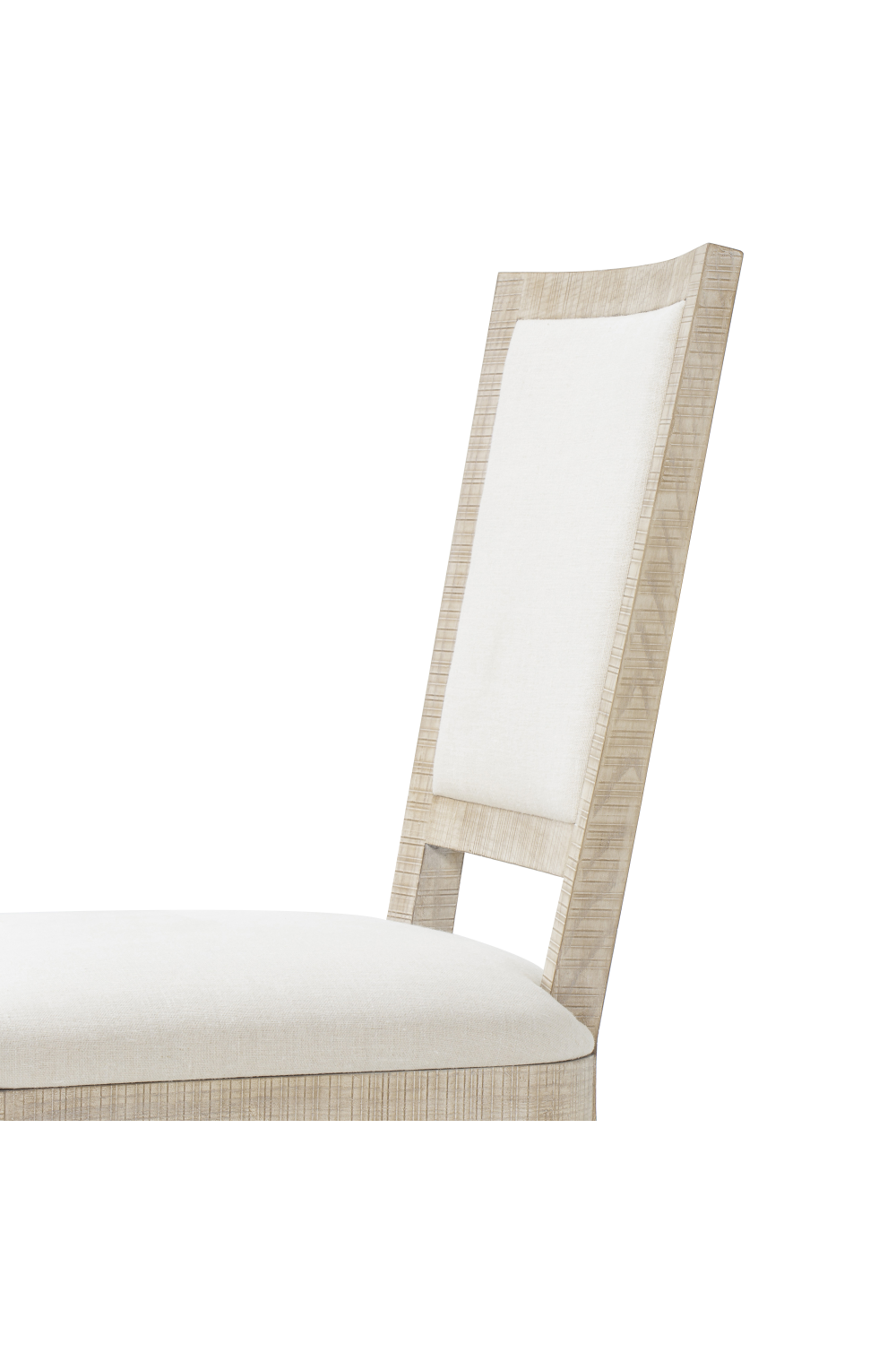 Ivory Upholstered Dining Chair | Andrew Martin Raffles | Woodfurniture.com