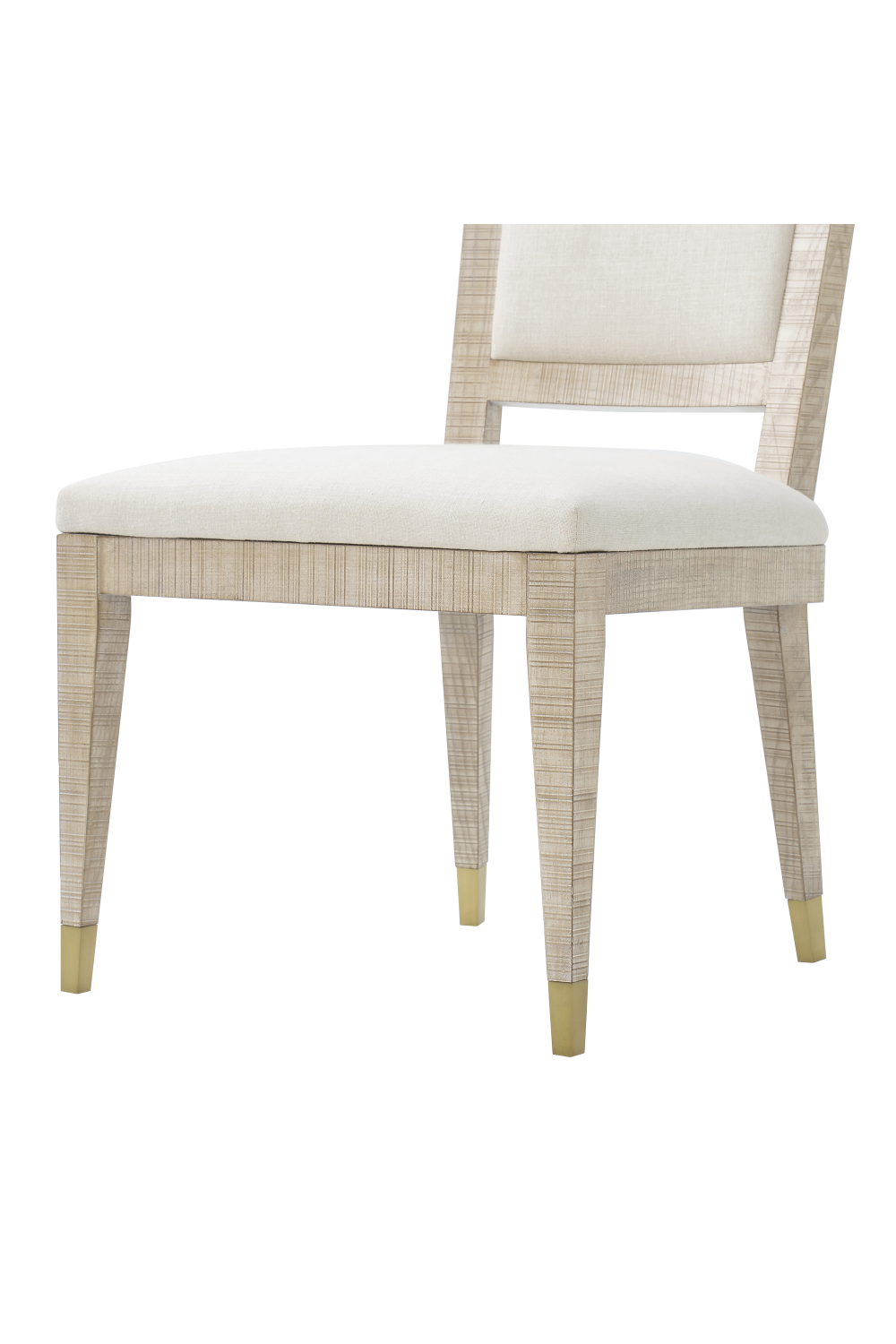 Ivory Upholstered Dining Chair | Andrew Martin Raffles | Woodfurniture.com