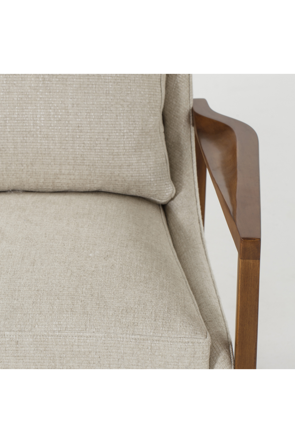 Beech Frame Natural Upholstery Chair | Andrew Martin Tarlow | Woodfurniture.com