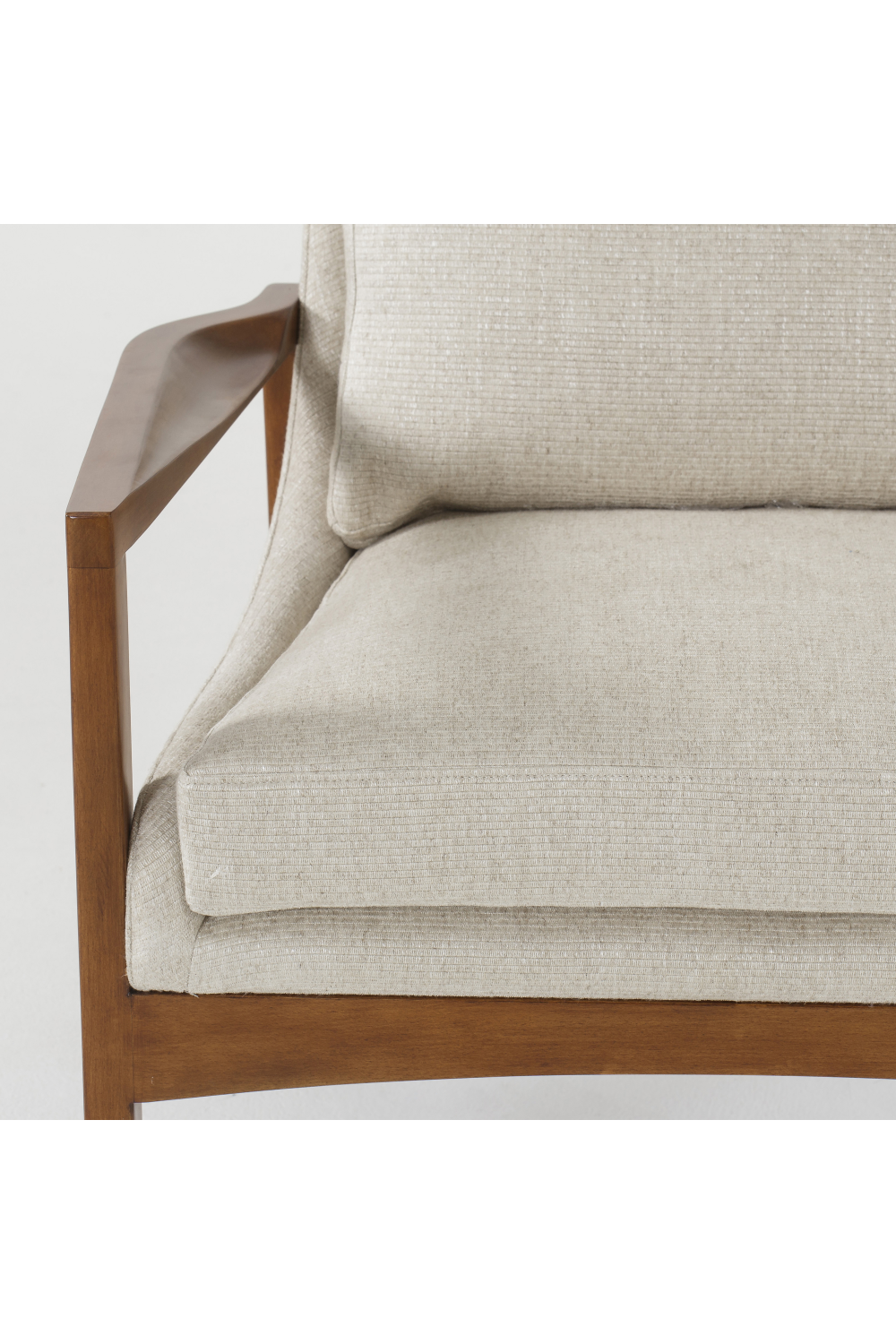 Beech Frame Natural Upholstery Chair | Andrew Martin Tarlow | Woodfurniture.com