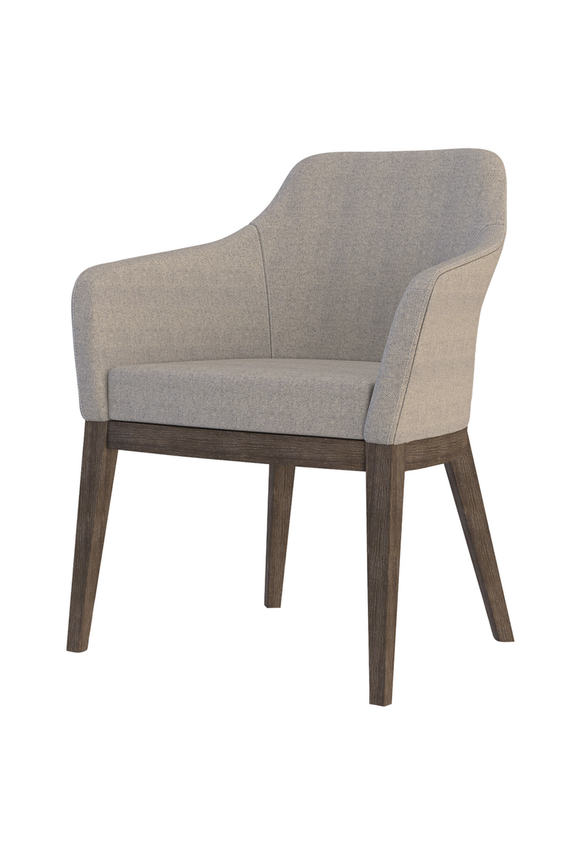 Gray Upholstery Dining Armchair | Andrew Martin Emerson | Woodfurniture.com