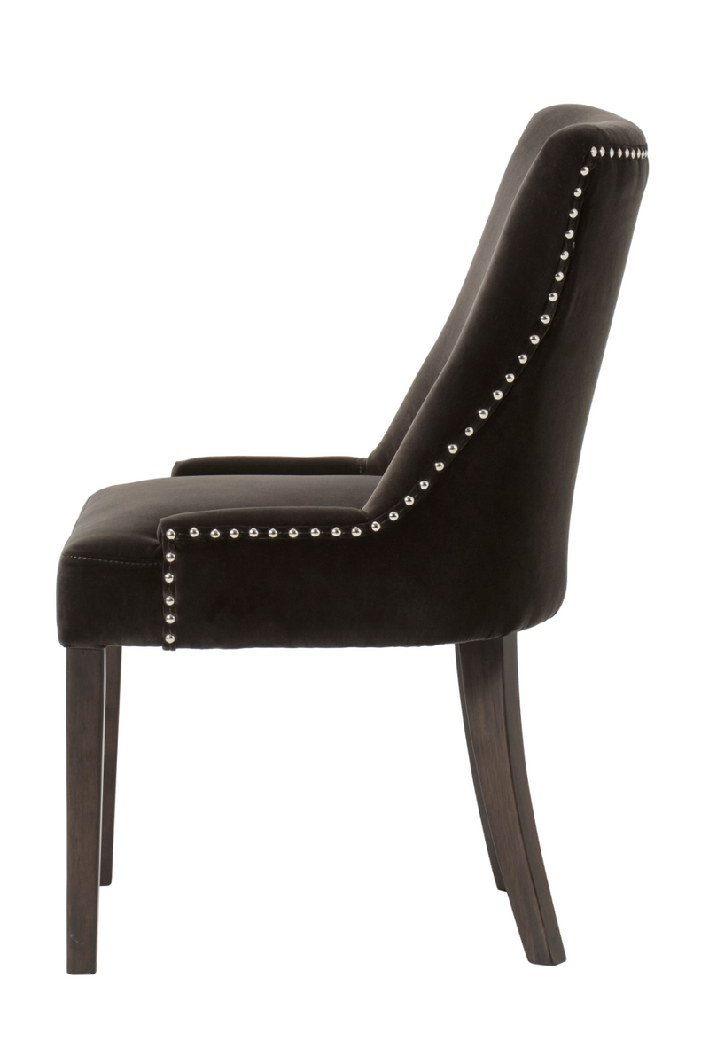 Contemporary Velvet Dining Chair | Andrew Martin Heron | Woodfurniture.com