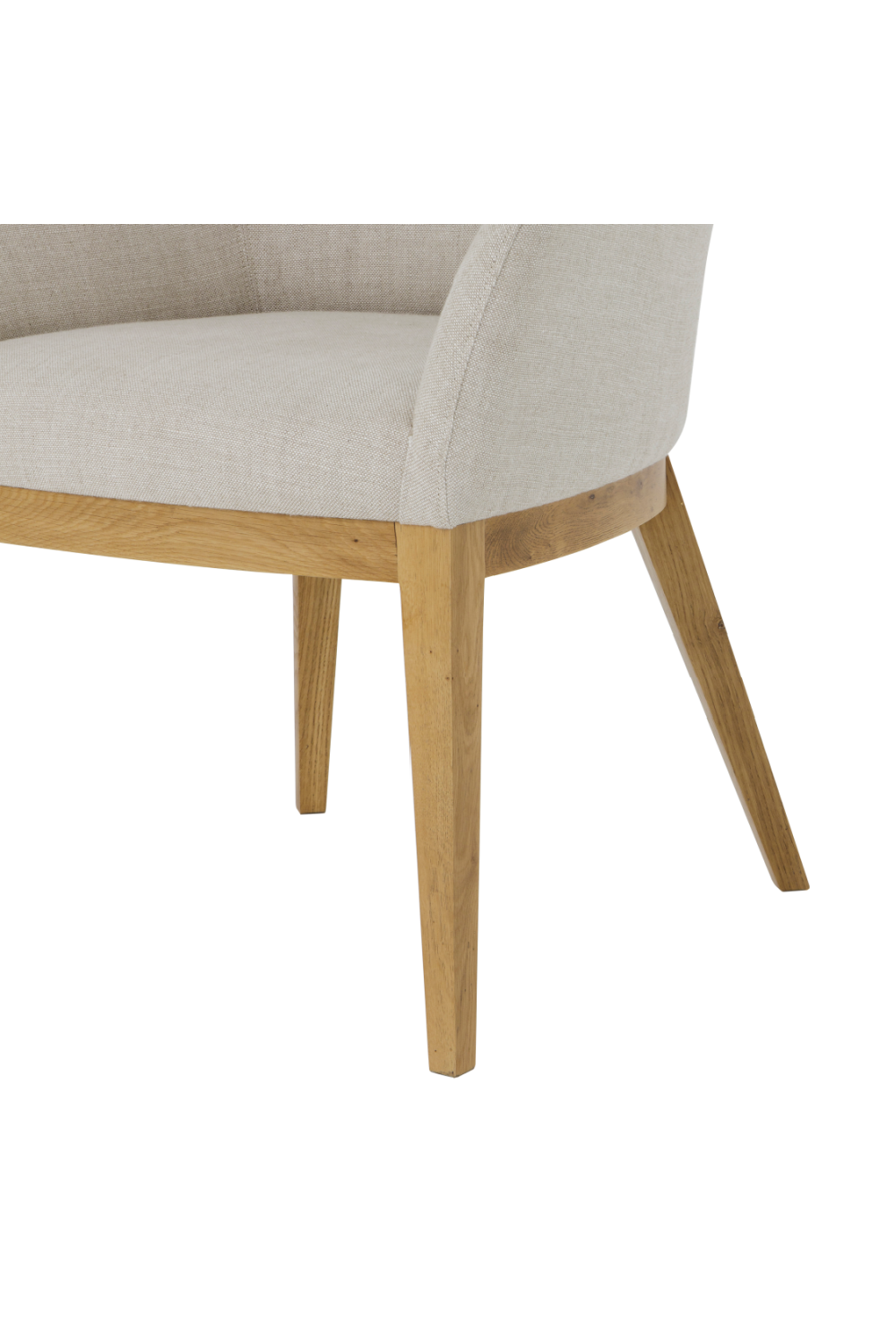 Oatmeal Upholstery Dining Armchair | Andrew Martin Emerson | Woodfurniture.com