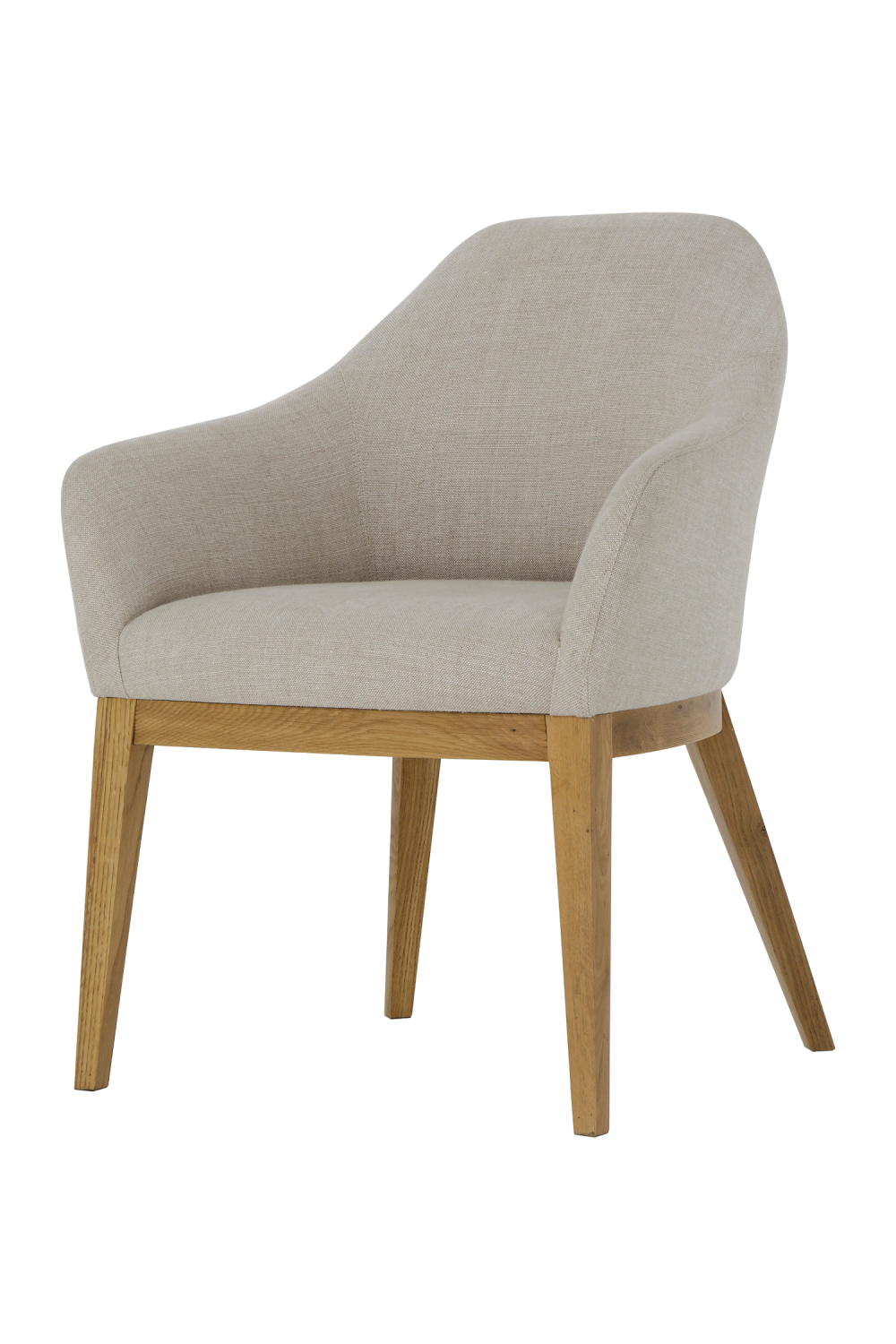 Oatmeal Upholstery Dining Armchair | Andrew Martin Emerson | Woodfurniture.com