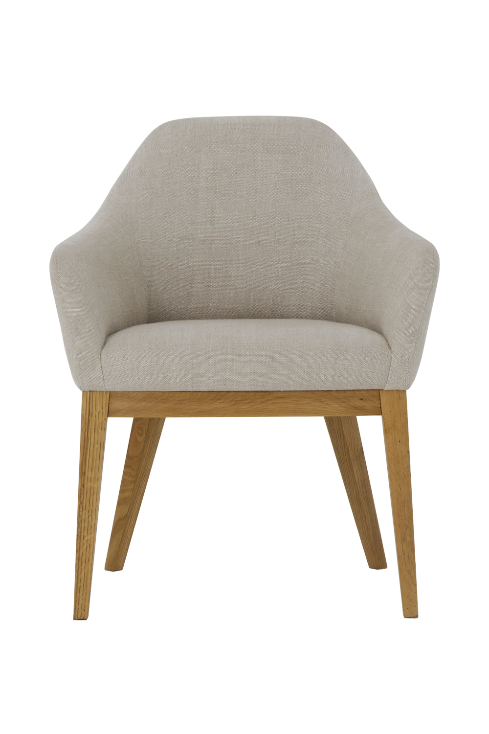 Oatmeal Upholstery Dining Armchair | Andrew Martin Emerson | Woodfurniture.com