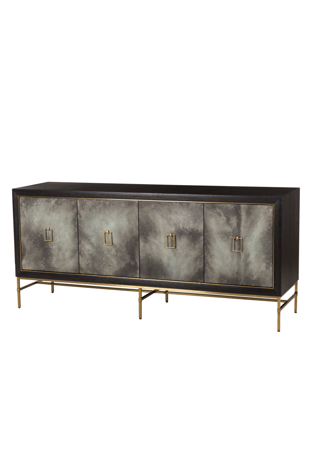 Ebonized Ash Four Door Sideboard | Andrew Martin Levi | Woodfurniture.com