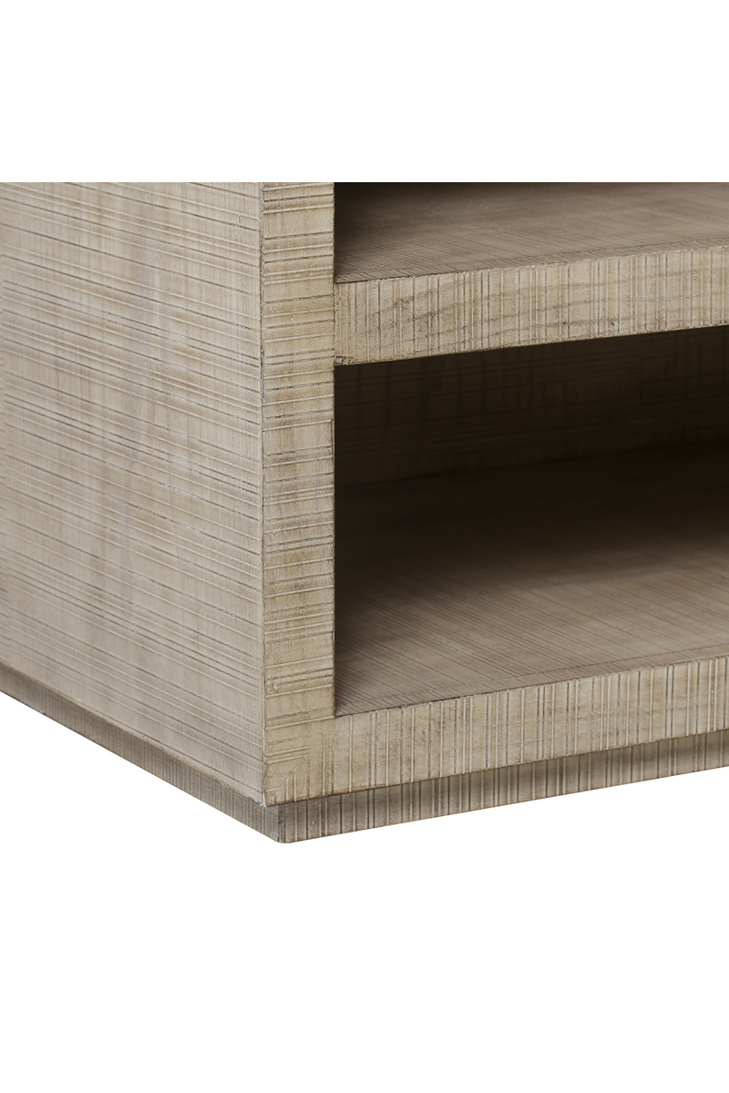 Large Ashwood Bedside Table | Andrew Martin Raffles | Woodfurniture.com