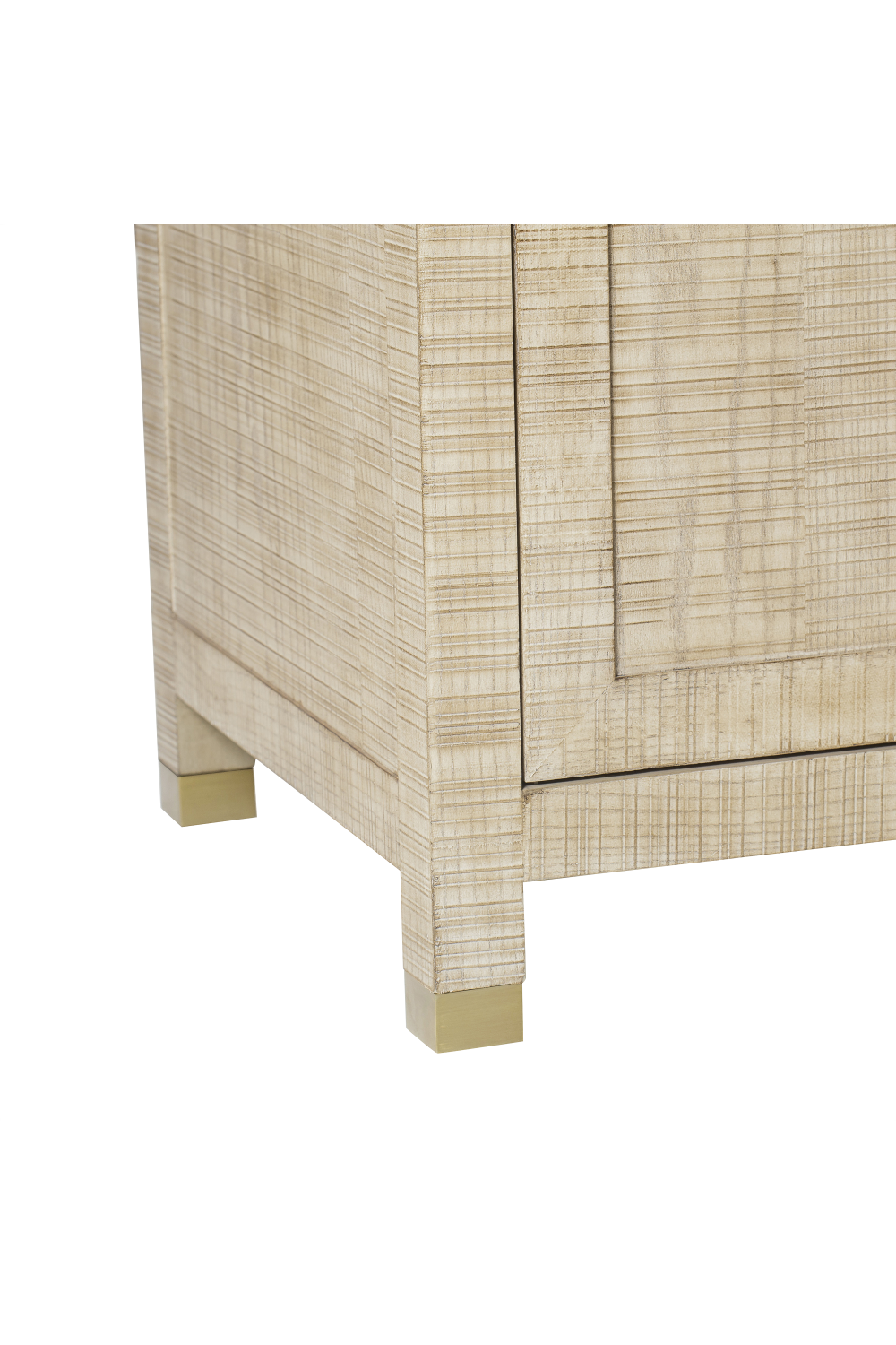 Natural Ash Four Door Credenza | Andrew Martin Raffles | Woodfurniture.com