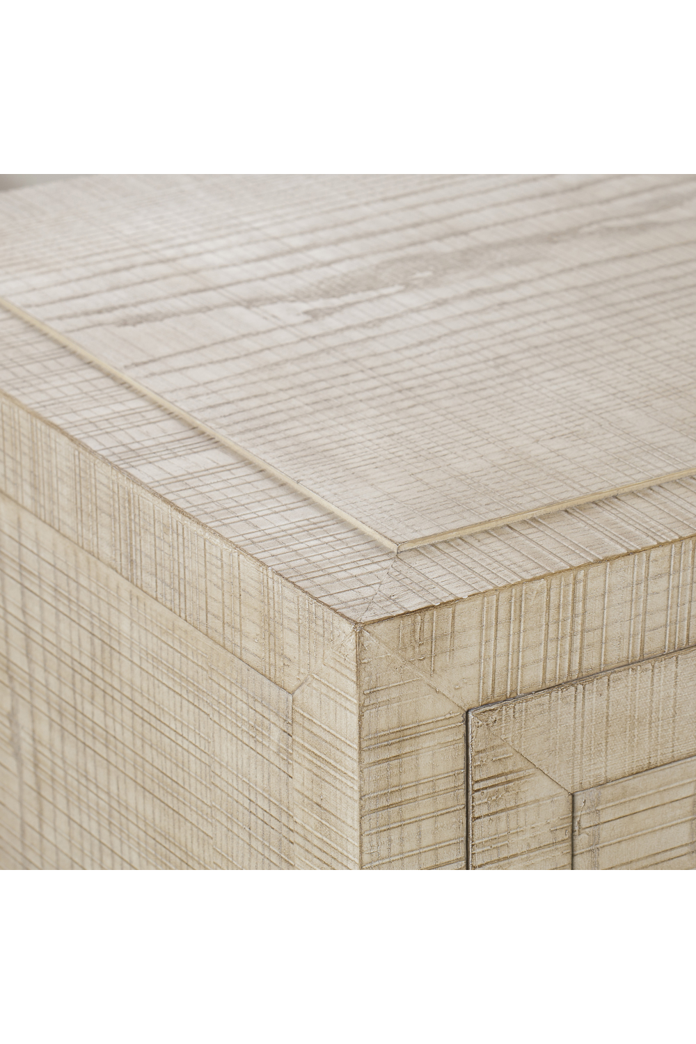 Natural Ash Four Door Credenza | Andrew Martin Raffles | Woodfurniture.com