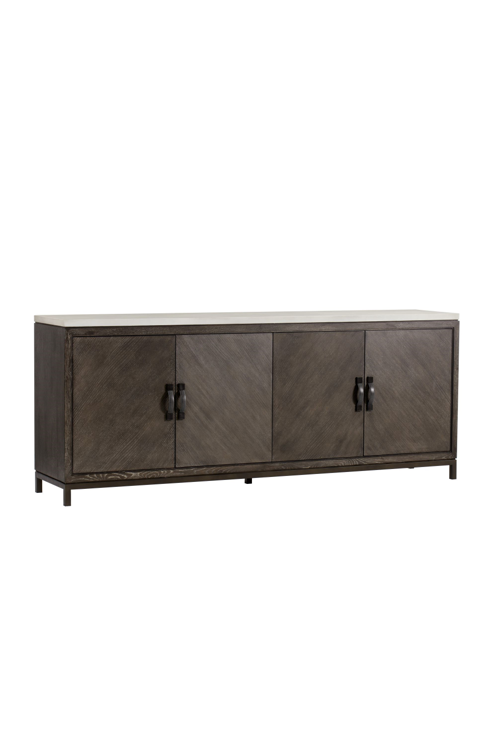 Dark Oak with White Top Sideboard | Andrew Martin Emerson | Woodfurniture.com