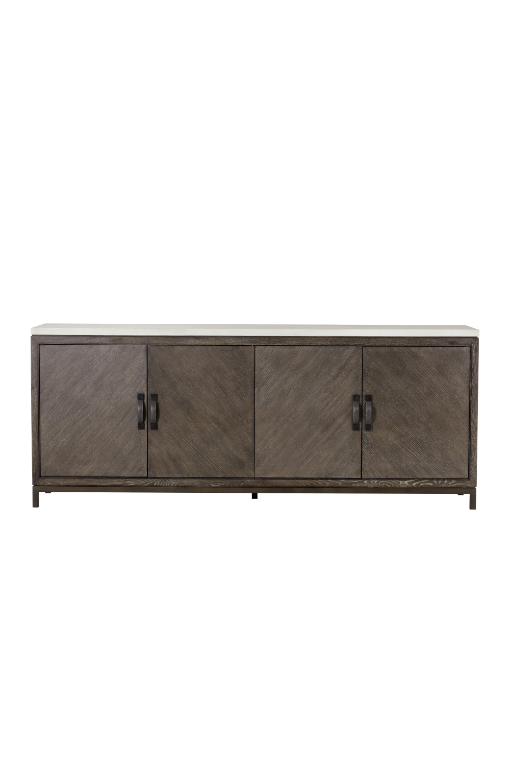 Dark Oak with White Top Sideboard | Andrew Martin Emerson | Woodfurniture.com