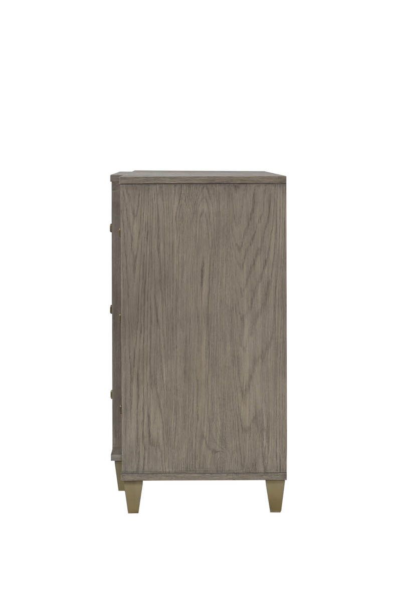 Taupe Oak Nine Drawer Dresser | Andrew Martin Claiborne  | Woodfurniture.com