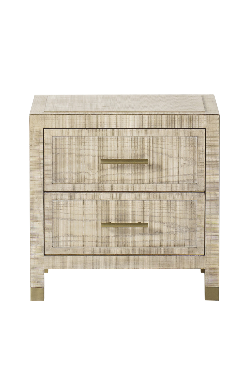 2 Drawer Natural Nightstand | Andrew Martin Raffles | OROATRADE