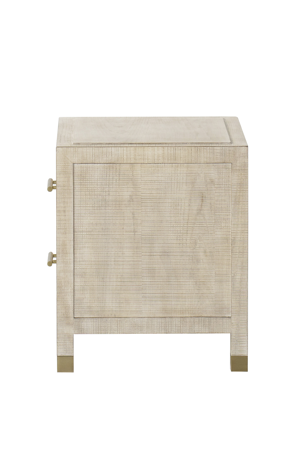 2 Drawer Natural Nightstand | Andrew Martin Raffles | OROATRADE