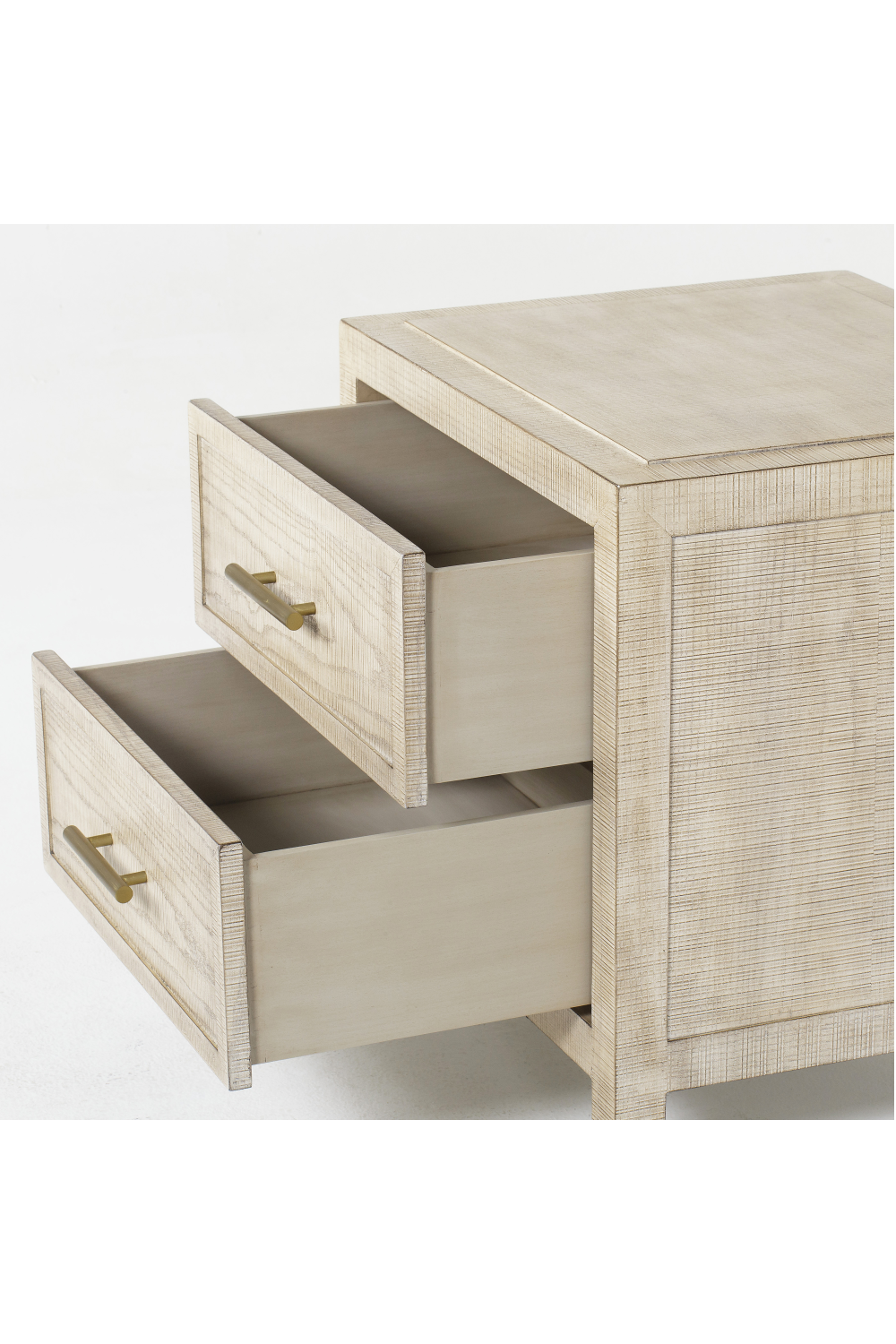 2 Drawer Natural Nightstand | Andrew Martin Raffles | OROATRADE