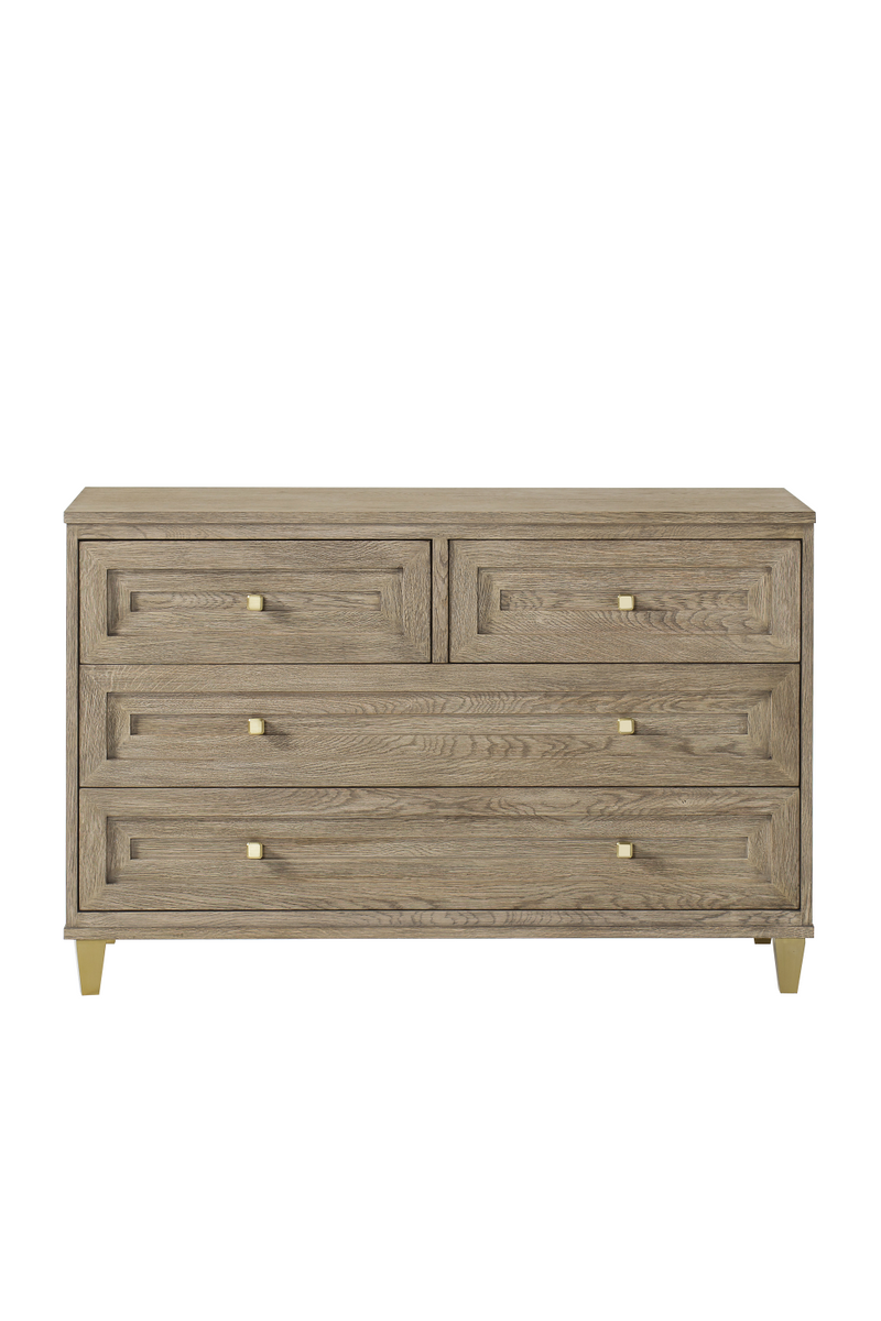 Taupe Oak Four Drawer Chest | Andrew Martin Claiborne   | Woodfurniture.com