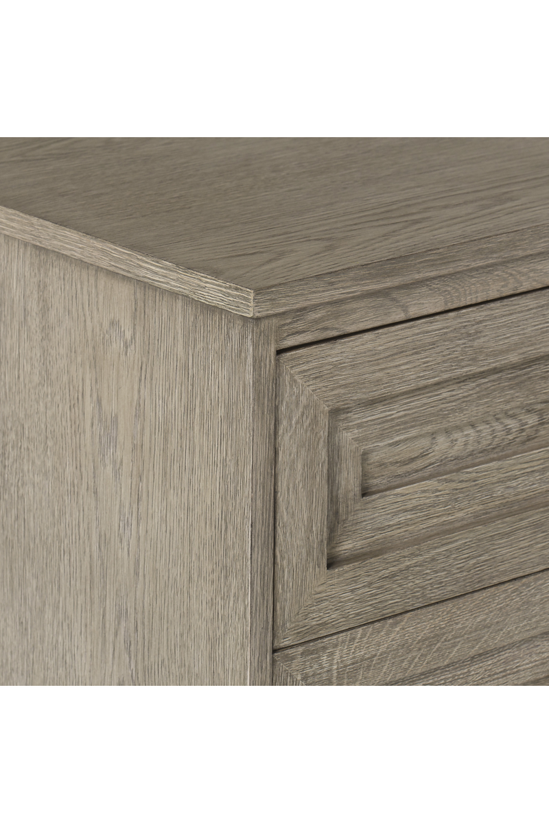 Taupe Oak Four Drawer Chest | Andrew Martin Claiborne  | Woodfurniture.com
