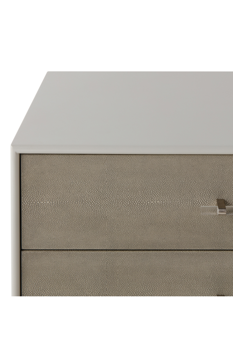 Gray Shagreen Five Drawer Chest | Andrew Martin Alice |  Woodfurniture.com
