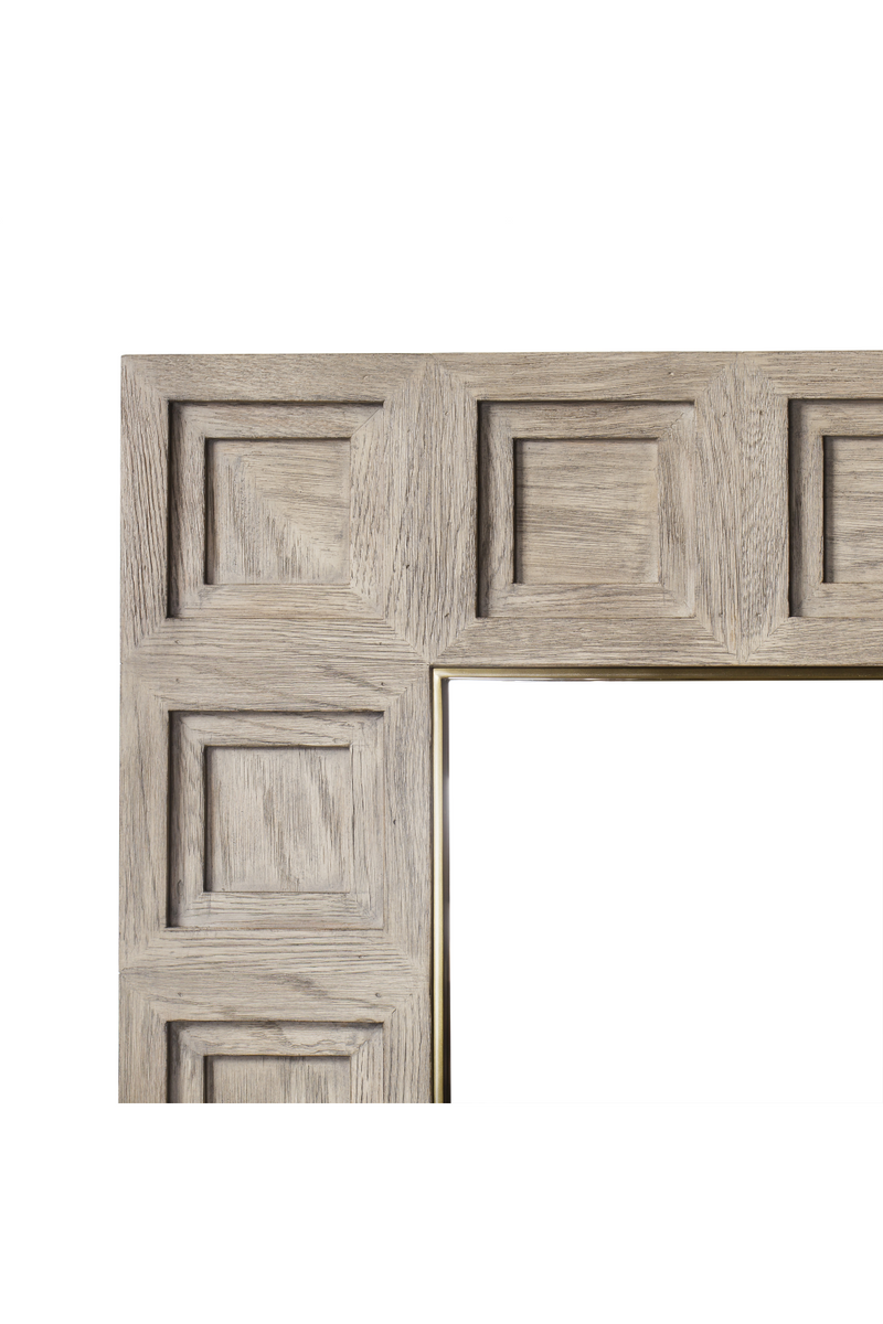 Oak Layered Frame Mirror | Andrew Martin Claiborne | Woodfurniture.com