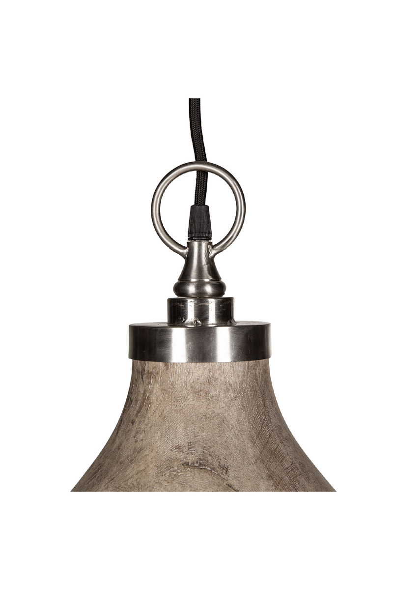 Bell Shaped Driftwood Pendant Light | Andrew Martin Malibu | Woodfurniture.com