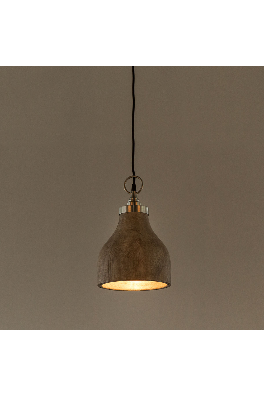 Bell Shaped Driftwood Pendant Light | Andrew Martin Malibu | Woodfurniture.com