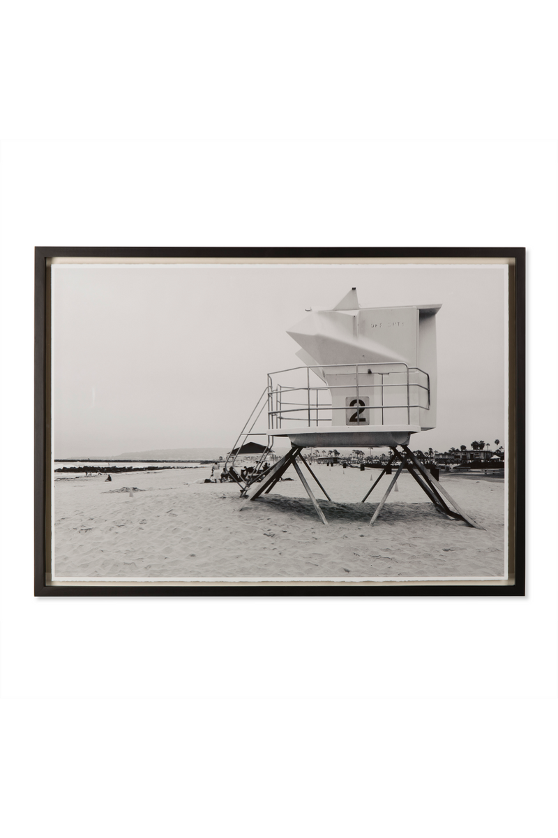 Monochrome Photographic Artwork | Andrew Martin Lifeguard Station | Woodfurniture.com