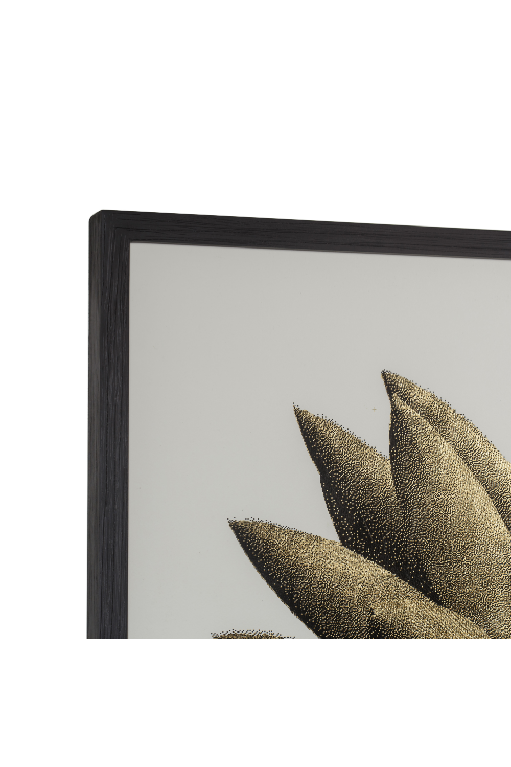 Contemporary Nature Wall Art | Andrew Martin Gold Succulent | Woodfurniture.com