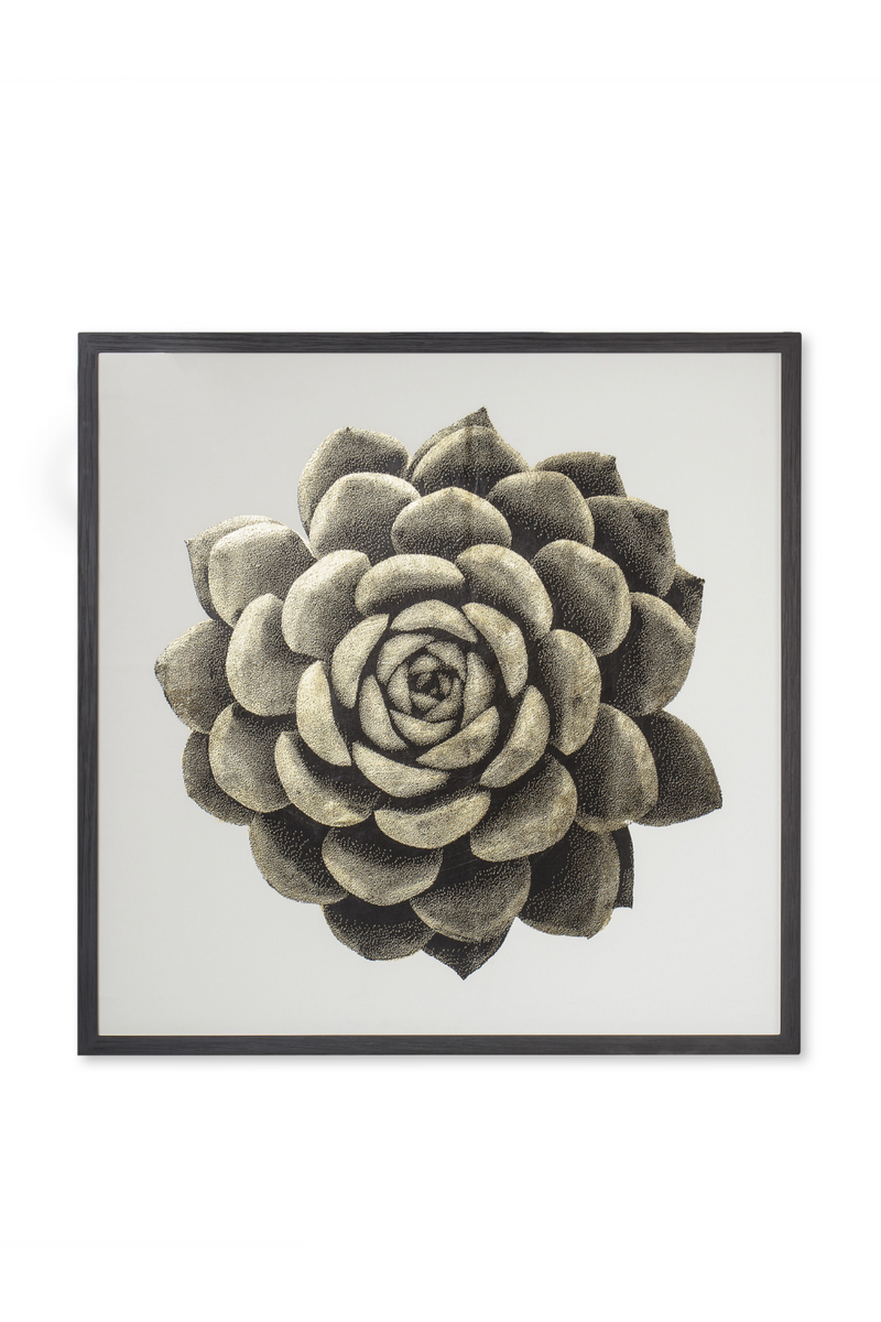 Contemporary Nature Wall Art | Andrew Martin Gold Succulent | Woodfurniture.com