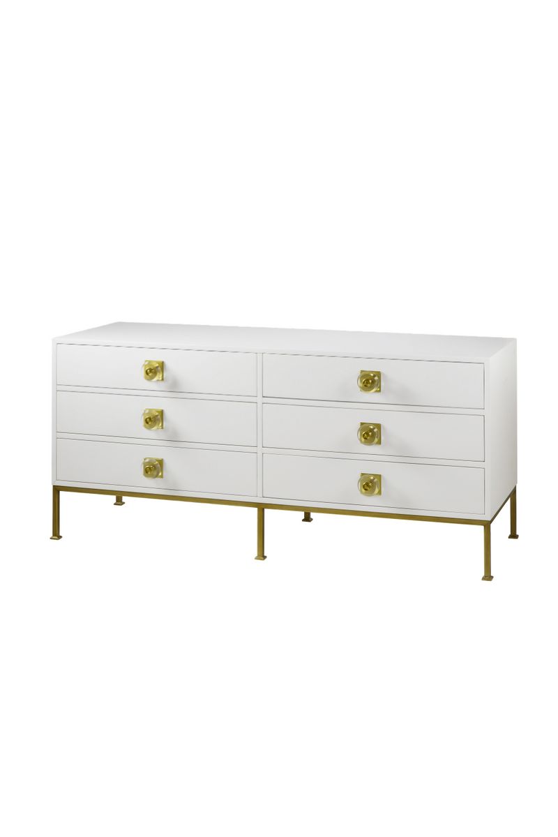 White Contemporary Dresser | Andrew Martin Formal | Woodfurniture.com