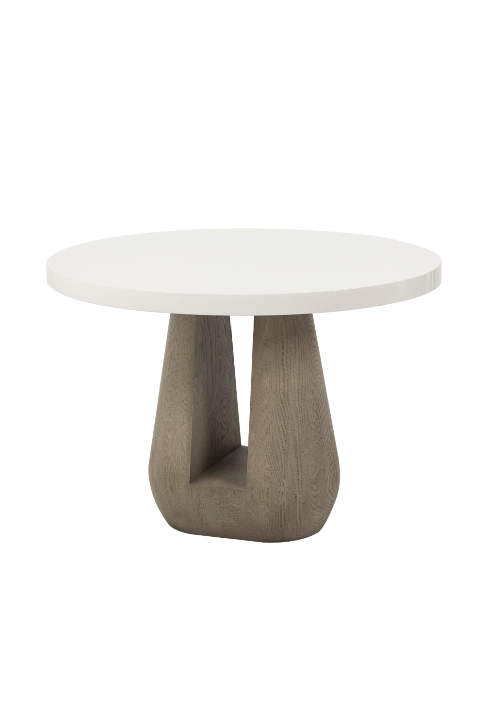 Taupe Oak Side Table | Andrew Martin Gray | Woodfurniture.com