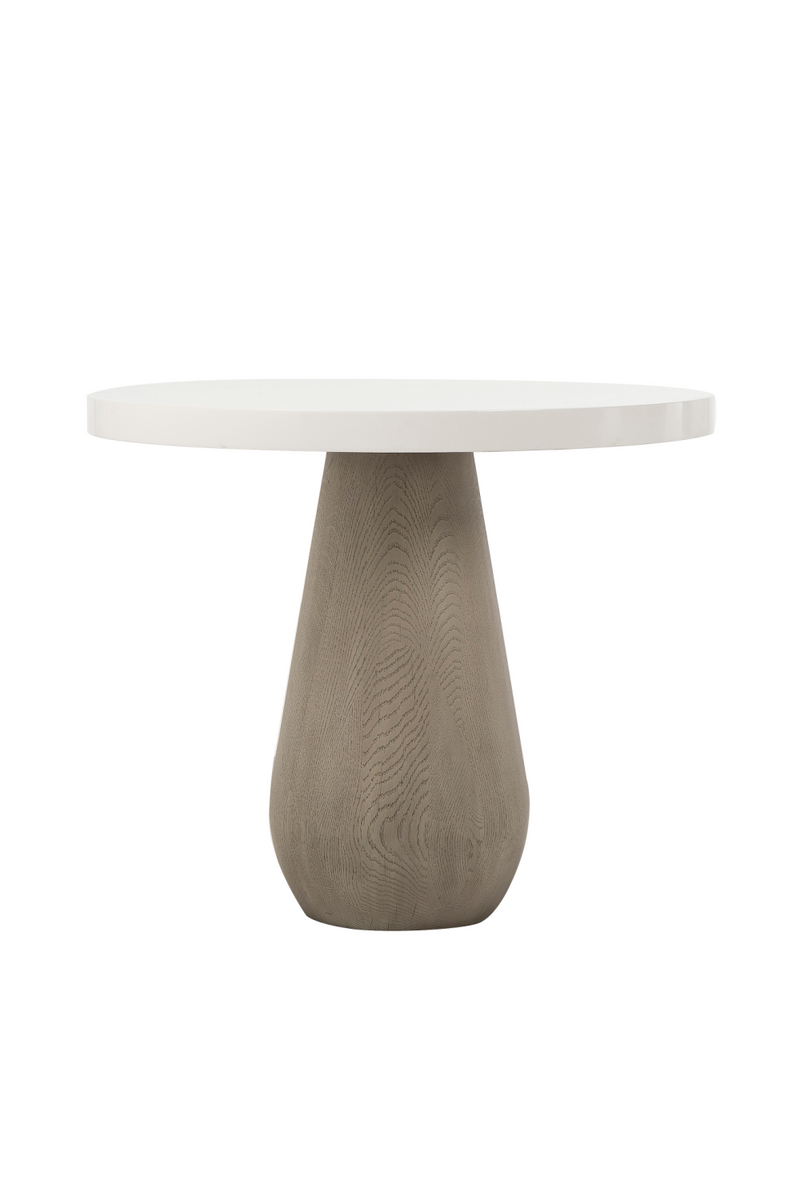 Taupe Oak Side Table | Andrew Martin Gray | Woodfurniture.com
